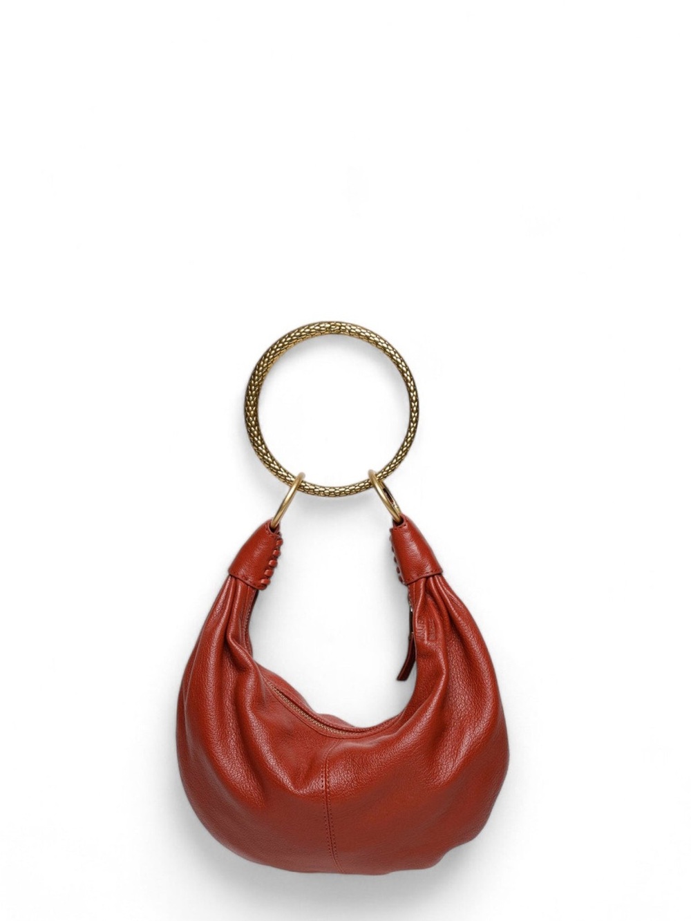 Walter Baker Jane Mini Hobo, Bracelet Bag in Rust Stunning Versatile Bag